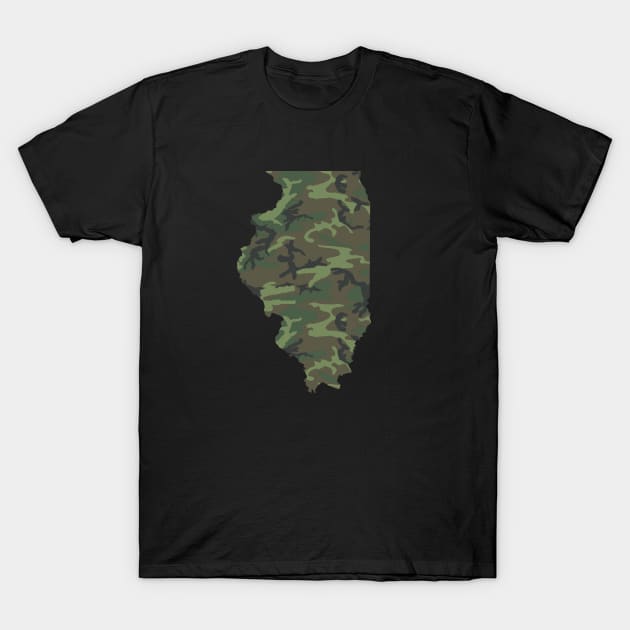 Hiking Illinois T-Shirt by GreenGuyTeesStore